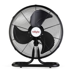 Vloerventilator zwart 18 inch voorzijde