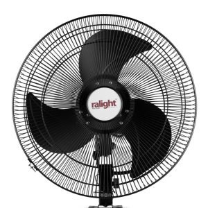 Wandventilator 18-inch (45cm) zwart vooraanzicht