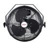 Klemventilator zwart 12-inch voorkant