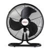 Vloerventilator zwart 20 inch voorzijde
