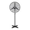 Staande ventilator zwart 26 inch voorzijde