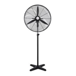 Staande ventilator zwart 26 inch voorzijde