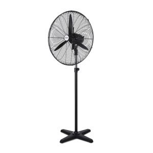 Staande ventilator zwart 26 inch 1/4 gedraaid