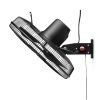 Muurventilator zwart 18-inch aan muur