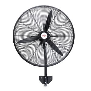 Zwarte wandventilator 65cm 187W