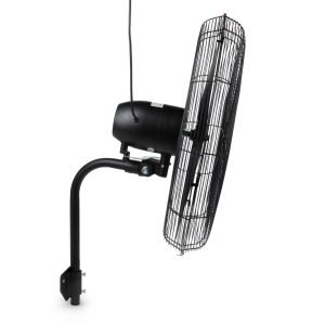 Zwarte wandventilator 65cm 187W